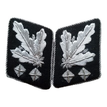 WW2 German Oberstgruppenführer Elite Collar Tab Set Vintage High Quality Repro.