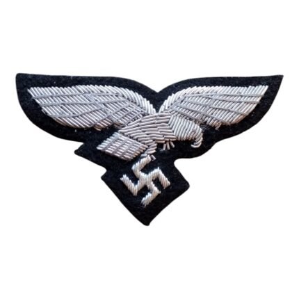WW2 GERMAN  Pilot Wreath COCKADE METAL WIRE BADGE EMBROIDERY